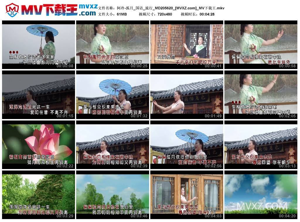 阿冷-弧月_国语_流行_MD205620
